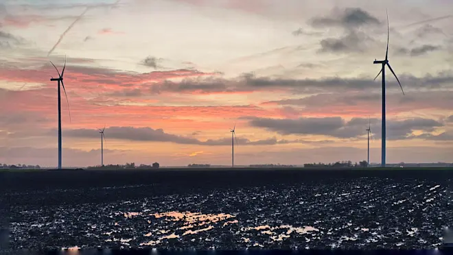 Ook in Nederland heeft het gisteravond hard geregend - Jannine Sanders