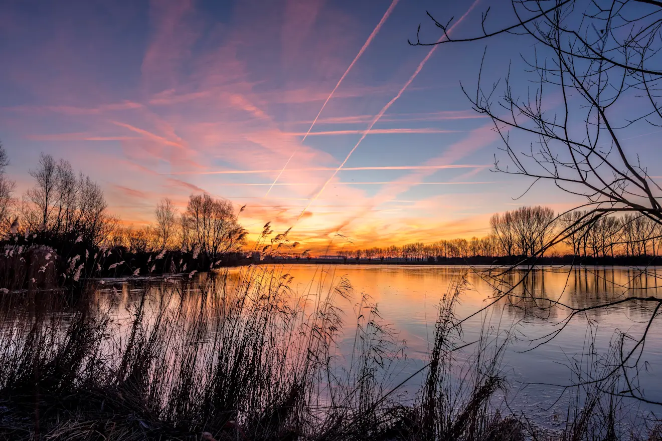 Fraaie zonsopkomst in de buurt van Leerdam - John Oomen