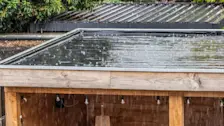 Regen, gisteren in Meteren - Ab Donker