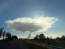 Er waren gisteren bijzondere stapelwolken te zien - Tjitske Wiebenga