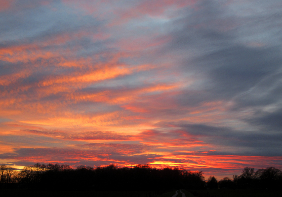 Avondrood in Oost-Nederland - Tonny Morsink