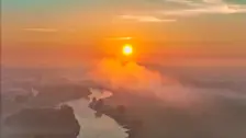 Zonsopkomst, gisteren in de buurt van Bronkhorst - Hans van Loenen