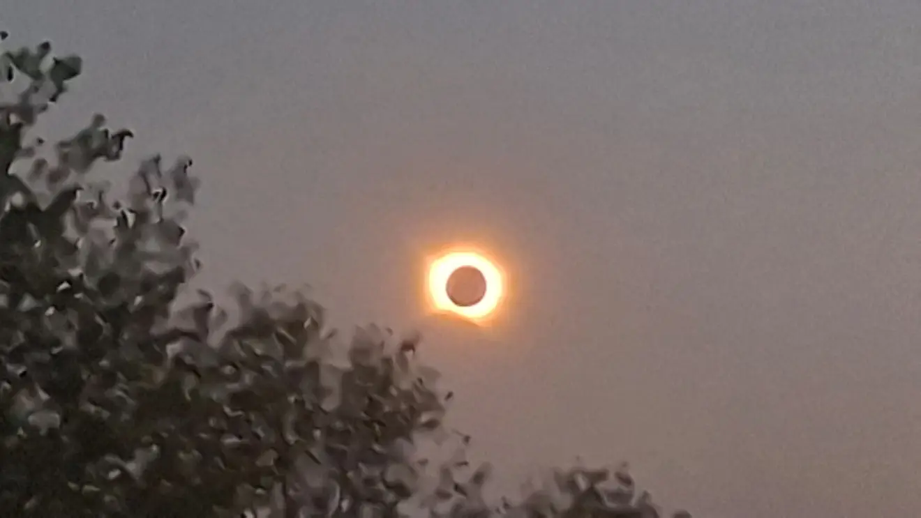 De totale zonsverduistering in Zaragoza - Marjon de Vries