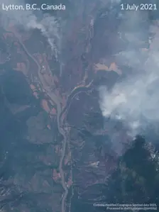 Lytton, British Columbia, Canada, 1 July 2021