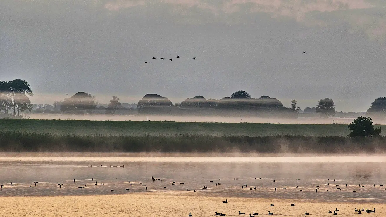 Zonsopkomst boven het Vossemeer - Jannine Sanders