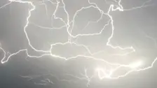 Onweer boven Heerenveen - Albert Thibaudier