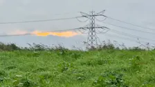 Een kleine opklaring in de wolken, vanochtend - Jolanda Bakker