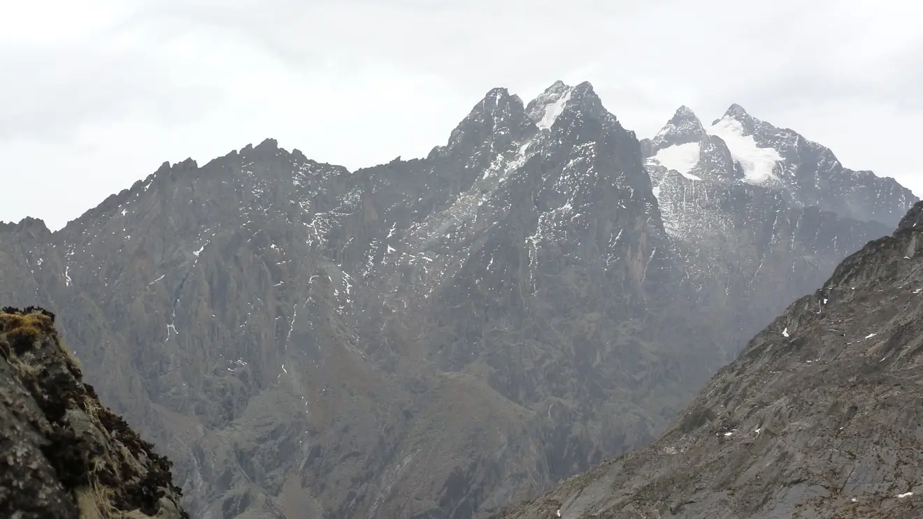 Mount Stanley in Oeganda met enkele van zijn gletsjers - Wikipedia