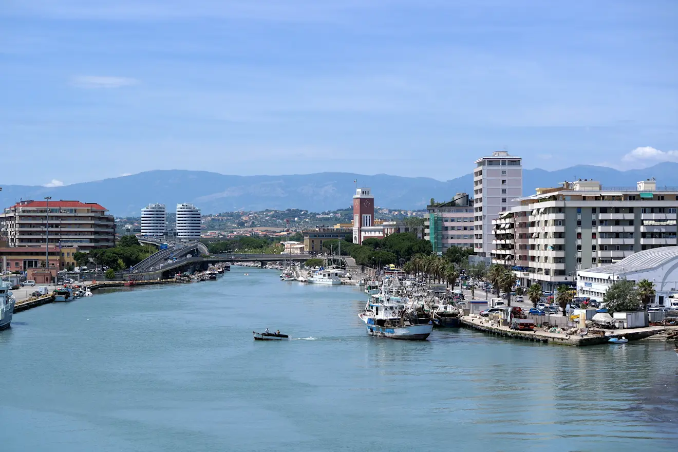 In Pescara in het oosten van Italië wordt begin volgende week erg veel regen verwacht - Luca Aless