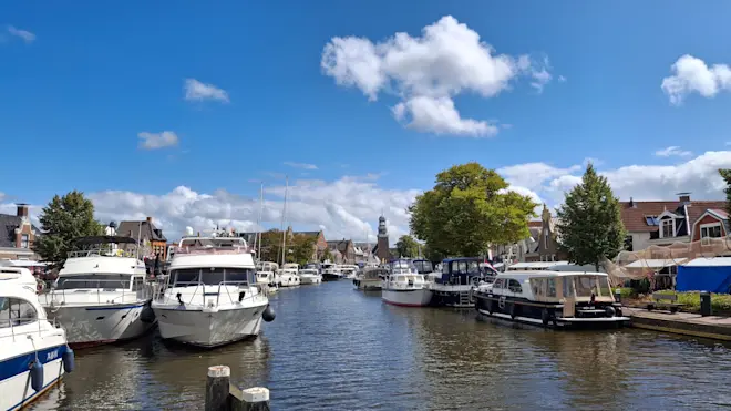 Heerlijk weer in Lemmer, gisteren - Roelf-Jan Drent
