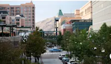 Salt Lake City is één van de steden in de VS waar het de komende tijd erg warm wordt - CGP Grey