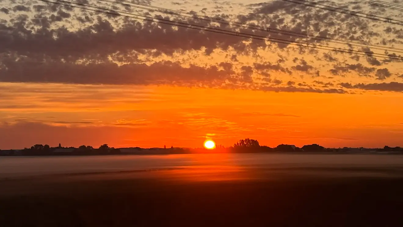 Zonsopkomst vanochtend - Jolanda Bakker