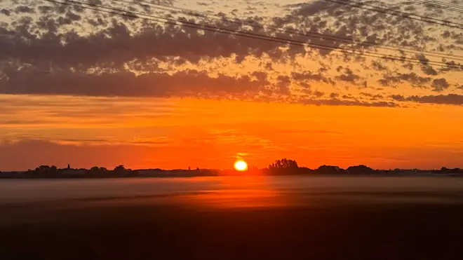 Zonsopkomst vanochtend - Jolanda Bakker
