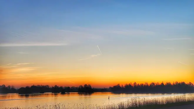 Zonsopkomst boven het Vossemeer - Jannine Sanders