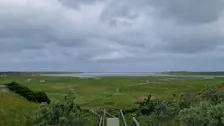 De dag begon grijs, ook boven de Slufter op Texel - Frans Alderse Baas