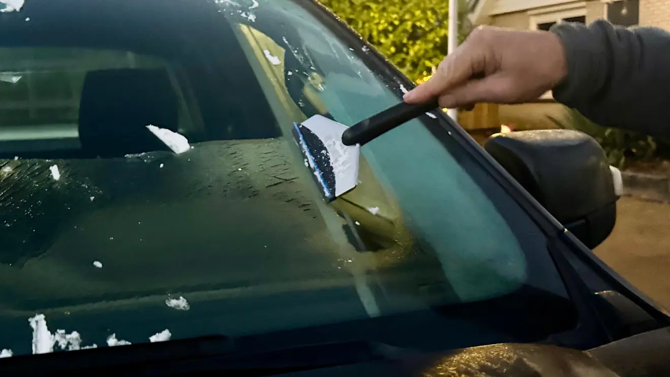 En ook vanochtend was de krabber weer nodig - Jolanda Bakker