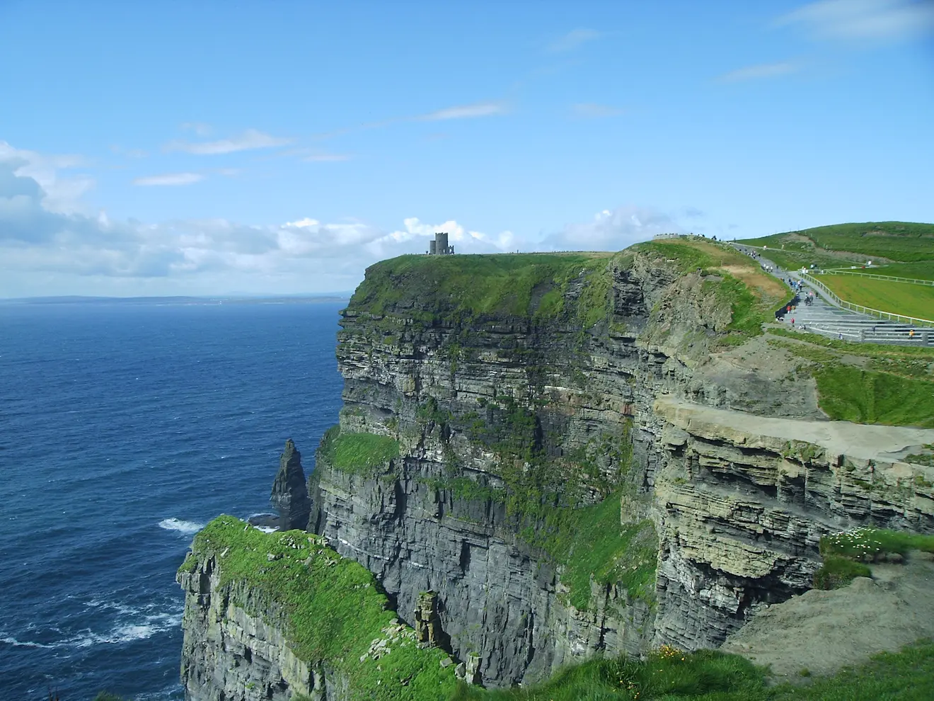 De kliffen van Moher in het westen van Ierland - Höstblomma