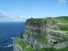 De kliffen van Moher in het westen van Ierland - Höstblomma