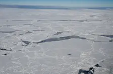 Toen op de Bellingshausenzee nog wel zeeijs lag - NASA / Michael Studinger