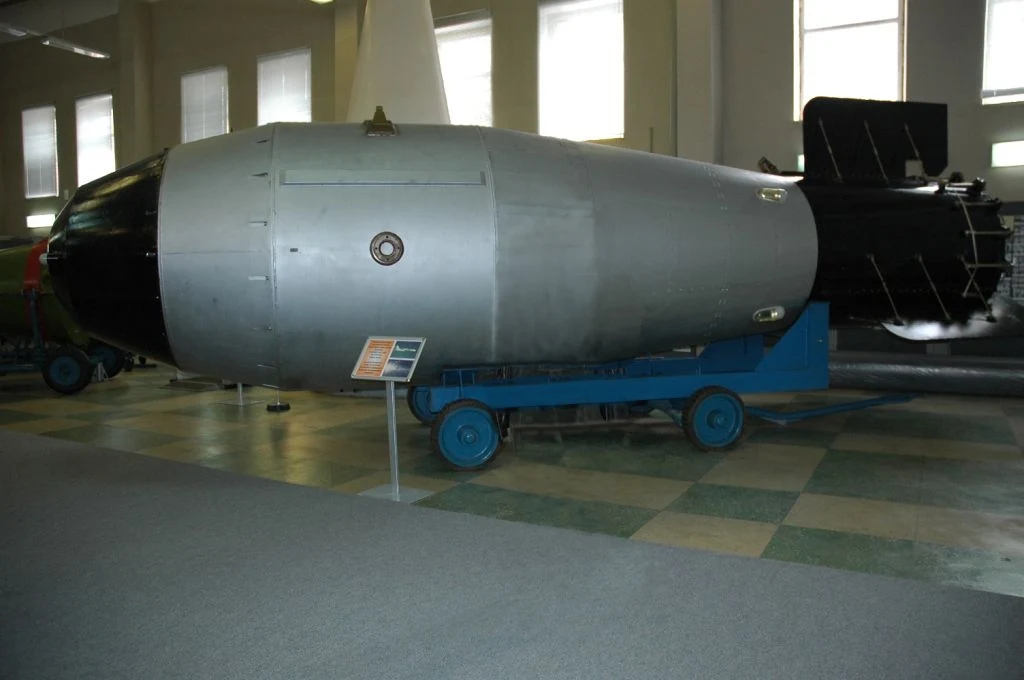 De replica van de Tsar Bomba zoals deze in het Atoommuseum in Sarov te vinden is - Croquant / Wikimedia Commons (CC BY-SA 3.0)