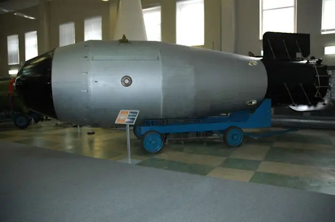 De replica van de Tsar Bomba zoals deze in het Atoommuseum in Sarov te vinden is - Croquant / Wikimedia Commons (CC BY-SA 3.0)