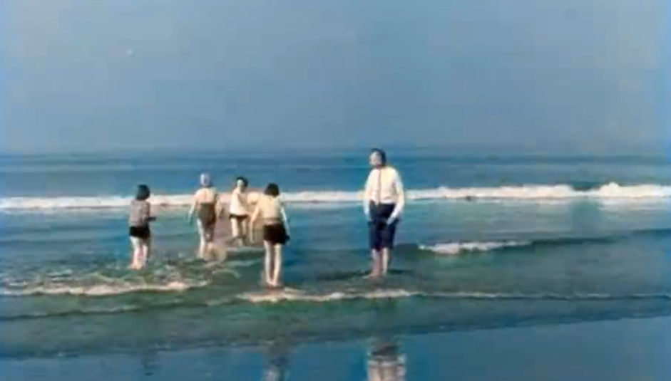 Op 1 maart 1959 de koude zee in - still uit video