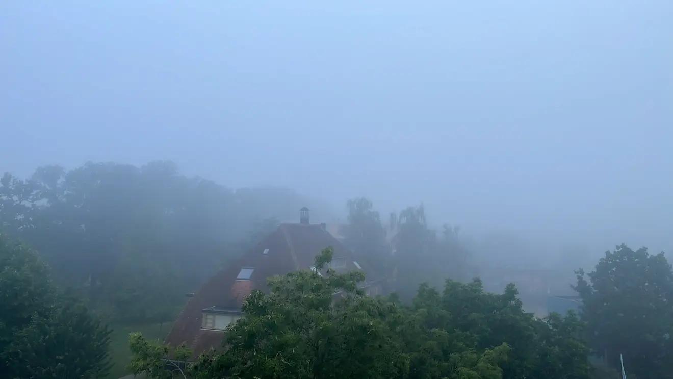 Wageningen ontwaakte vanochtend in de mist - Jordi Bloem
