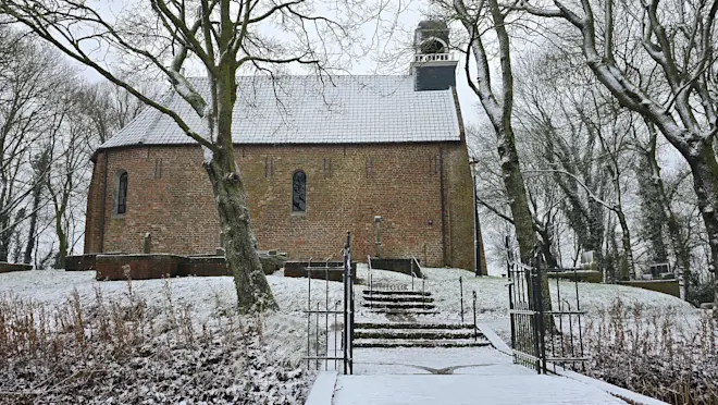 Sneeuw, vrijdag in Roodeschool - Jannes Wiersema