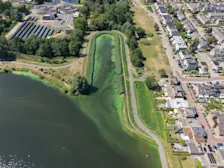 Blauwalg op het stilstaande gedeelte van dit meer - Joost Mooij