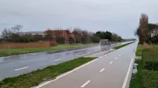 Op Texel was het vanochtend kletsnat - Frans Alderse Baas
