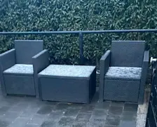 Een klein beetje sneeuw in Zevenhuizen, vanochtend - Jolanda Bakker