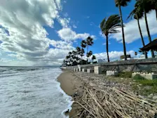 De regen van de laatste tijd heeft aan de Costa del Sol zij sporen nagelaten - Tycho van den Born