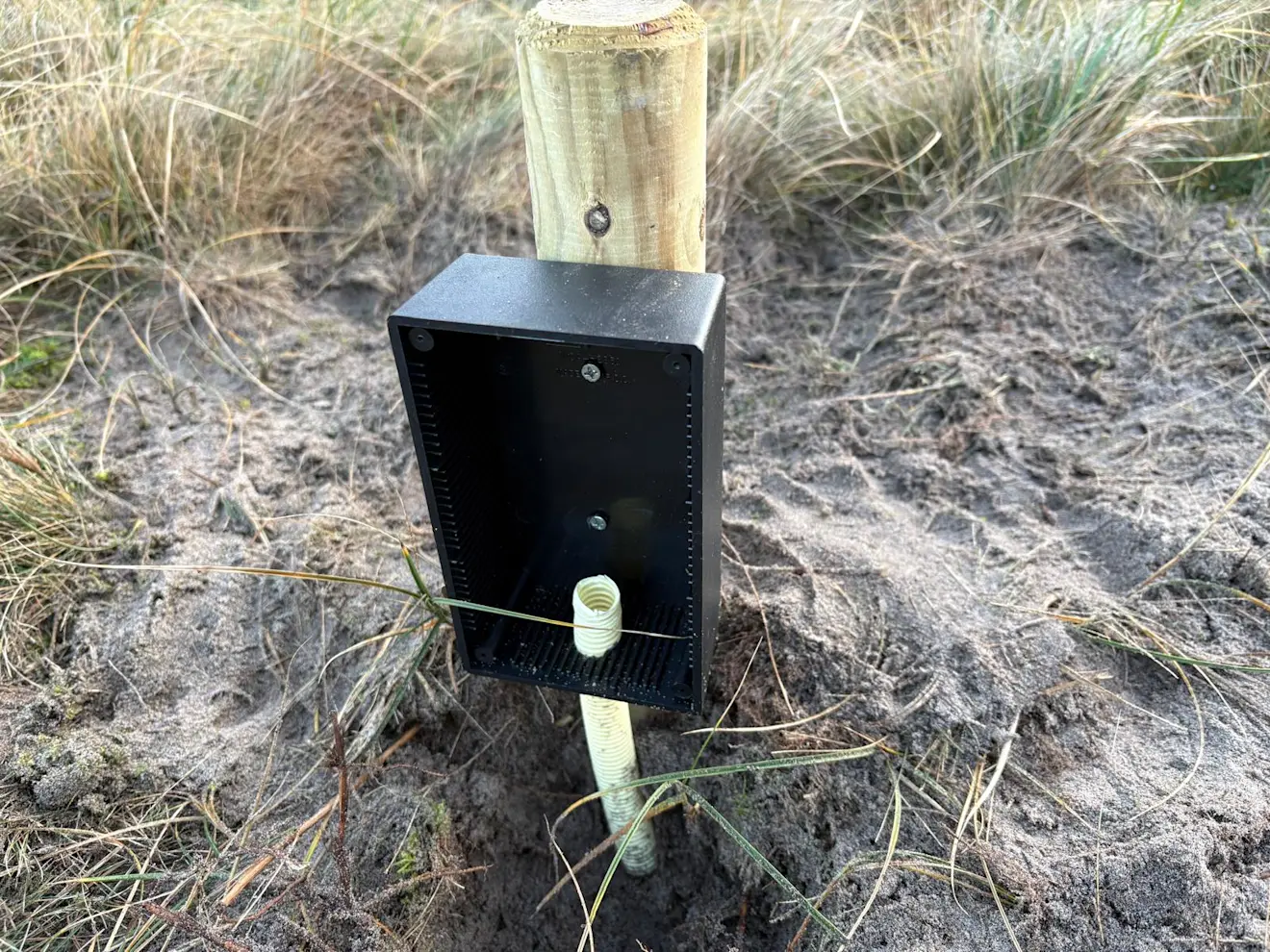 Een nieuw geplaatste datalogger - Pieter Bliek