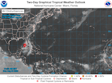 Tropische storm Debby op weg naar Florida - National Hurricane Center