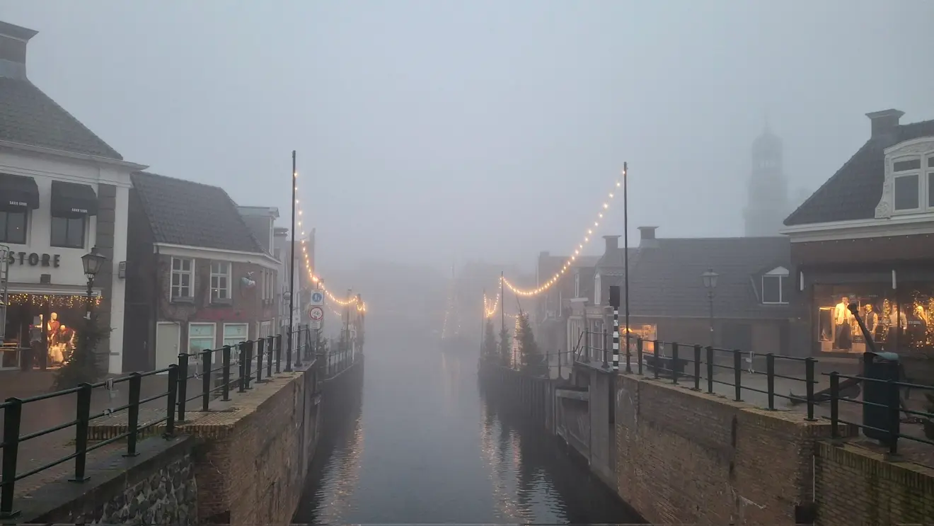 Lemmer zat zaterdag lange tijd in de mist - Roelf-Jan Drent