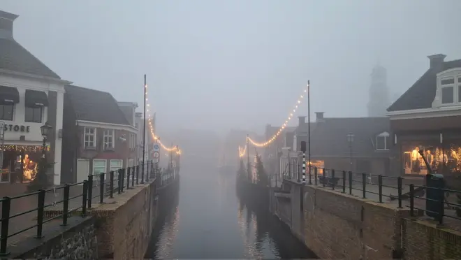 Lemmer zat zaterdag lange tijd in de mist - Roelf-Jan Drent