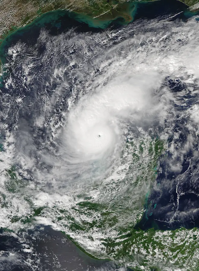 Orkaan Milton, vorig jaar op 7 oktober - NOAA
