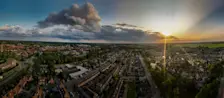 Zonsondergang in Leerdam - John Oomen