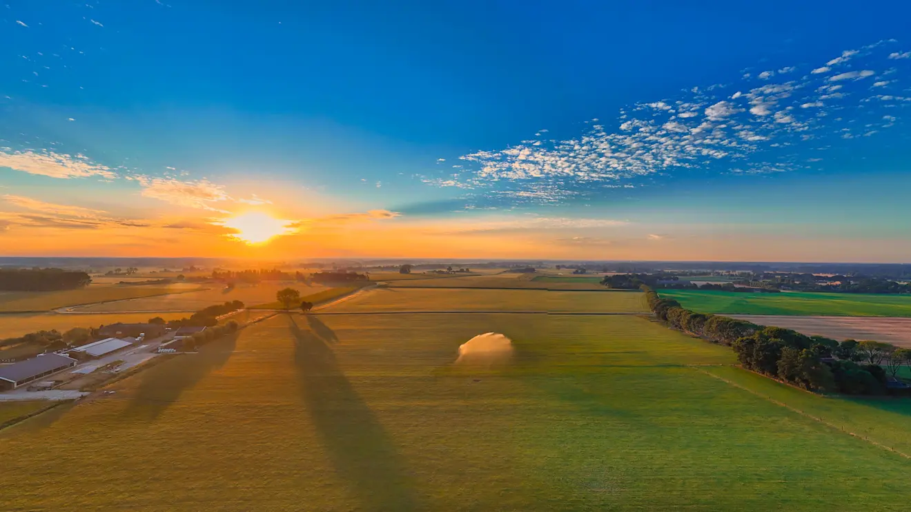 Zonsopkomst bij Achter-Drempt - Hans van Loenen