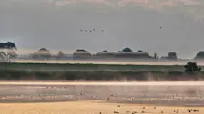 Zonsopkomst boven het Vossemeer - Jannine Sanders