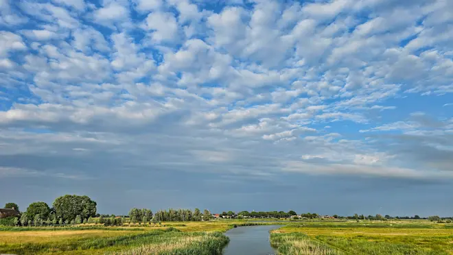 Boven de IJssel bij Wilsum - Jannine Sanders