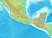 Het gebied van de Maya's tijdens hun bloeiperiode - Wikipedia