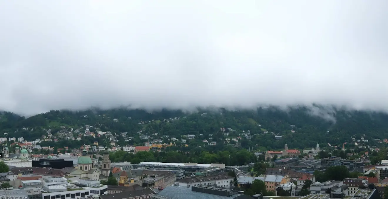 Het weer vanochtend in Innsbruck - Webcam
