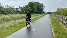 Het viel vanochtend op de fiets nog niet mee - Jolanda Bakker