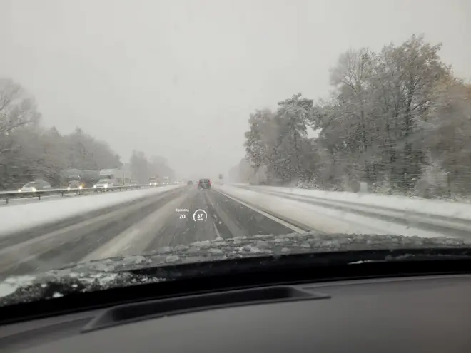 Sneeuw bij Eindhoven en Valkenswaard - Klaas Dros