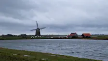 Harde wind op Texel - Frans Alderse Baas