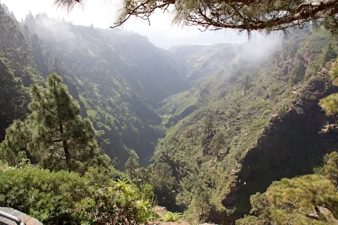 Een barranco op La Palma. Deze kan door de verwacht zware regenval gaan stromen - Tony Hisgett