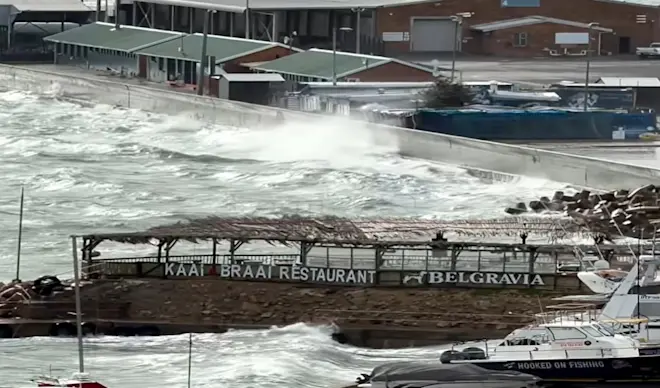 Storm in Kaapstad - still uit video