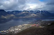 Hoofdplaats Longyearbyen op Spitsbergen - Michael Haferkamp