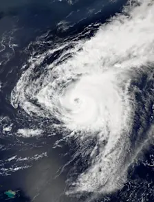 Ernesto op 16 augustus 2024 - MODIS / NASA